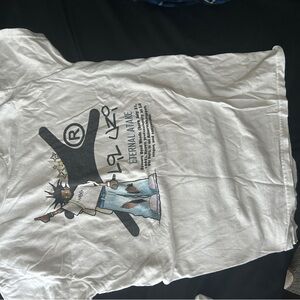 lil uzi White Graphic T-Shirt